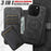 For iPhone 15 Suteni Q05S2 3-in-1 Detachable Vertical Flip Wallet MagSafe Leather Phone Case(Black)