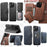 For iPhone 15 Suteni Q05S3 3-in-1 Detachable Vertical Flip Wallet MagSafe Leather Phone Case(Brown)