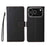 For iPhone 16e ENKAY RFID Blocking Wallet Kickstand Litchi Texture Leather Phone Case(Black)
