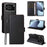 For iPhone 16e ENKAY RFID Blocking Wallet Kickstand Litchi Texture Leather Phone Case(Black)