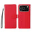 For iPhone 16e ENKAY RFID Blocking Wallet Kickstand Litchi Texture Leather Phone Case(Red)