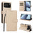 For iPhone 16e ENKAY RFID Blocking Wallet Kickstand Litchi Texture Leather Phone Case(Beige)