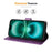 For iPhone 16e ENKAY RFID Blocking Wallet Kickstand Litchi Texture Leather Phone Case(Purple)