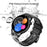 HD1 1.3 Inch AMOLED Screen Smart Watch with NFC Function, Gold Steel+Silicone Strap, Silver Steell+Silicone Strap, Black Steell+Silicone Strap