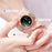 LOANIY CF80 1.08 Inch Heart Rate Monitoring Smart Bluetooth Watch, Gold Steel, Black Steel, Silver Steel