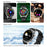 LOANIY E18 Pro Smart Bluetooth Calling Watch with NFC Function, Gold Silicone, Gold Leather, Green Silver Steel
