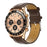 LOANIY E18 Pro Smart Bluetooth Calling Watch with NFC Function, Gold Silicone, Gold Leather, Green Silver Steel