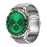 LOANIY E18 Pro Smart Bluetooth Calling Watch with NFC Function, Gold Silicone, Gold Leather, Green Silver Steel