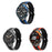 Wearkey E15 1.28 Inch Smart Heart Rate Monitoring Touch Screen Watch, Blue, Silver Gray, Orange