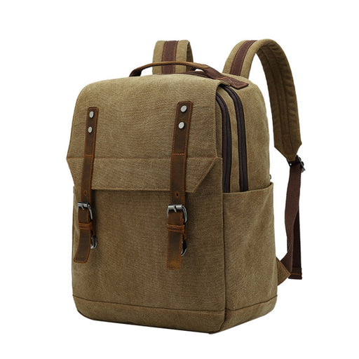 Business Large Capacity Canvas Backpack Outdoor Leisure Travel Computer Bag, Computer Bag