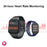 QS16Pro 1.69-Inch Health Monitoring Waterproof Smart Watch, Supports Body Temperature Detection, White, Pink, Blue, Black, Silver Gray, Green, Black Steel, Thick Black Steel
