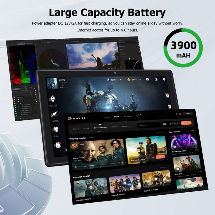 Windows 10, Intel Celeron J3455 Quad Core, Support TF Card & HDMI & BT & Dual WiFi, Not Included Keyboard, N4000 4-Core 8GB+128GB