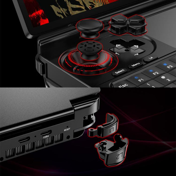 GPD WIN Mini 2025 Handheld Gaming PC, 32GB+2TB, 7 inch Windows 11 Home AMD Ryzen AI 9 HX 370, US Plug, Ryzen AI9 32GB+2TB