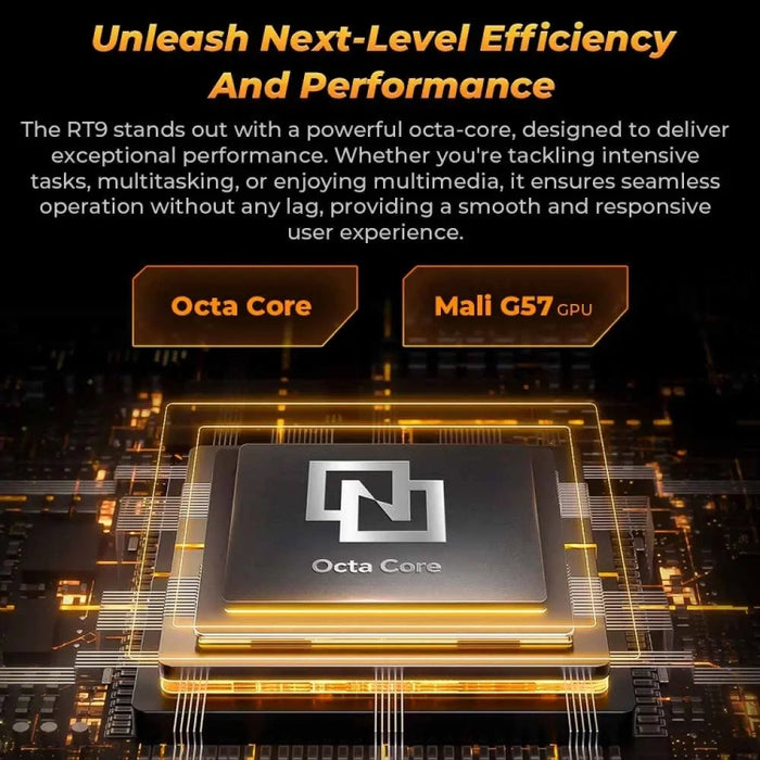 OUKITEL RT9 4G Network IP68/IP69K Rugged Tablet, 6GB+256GB, 11 inch Android 14 Unisoc T606 Octa-Core Support Dual SIM, EU Plug