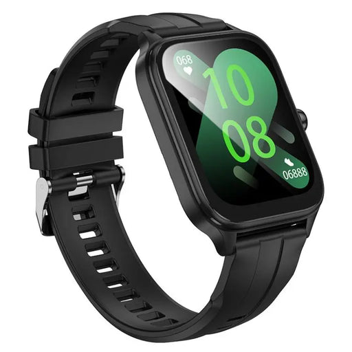 hoco Y27 1.95 inch Screen IPX4 Waterproof Smart Sports Watch, Call Version(Black)