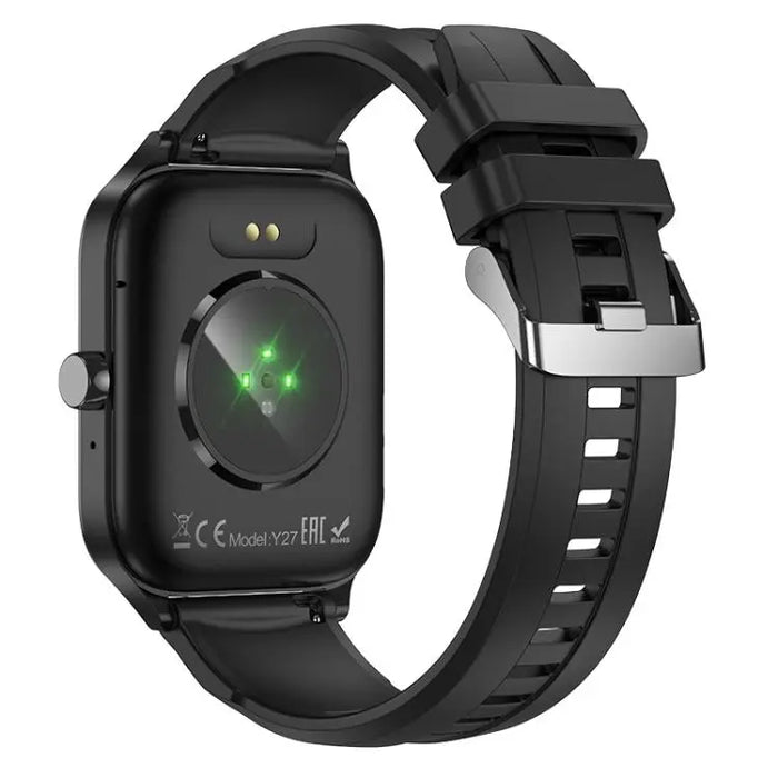 hoco Y27 1.95 inch Screen IPX4 Waterproof Smart Sports Watch, Call Version(Black)