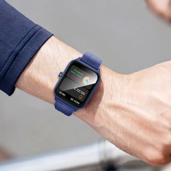 hoco Y27 1.95 inch Screen IPX4 Waterproof Smart Sports Watch, Call Version(Black)